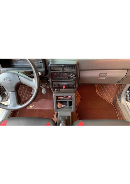 Kıa Pride Aracına Özel 8d Çift Katmanlı Havuzlu Paspas Takımı fiyatları