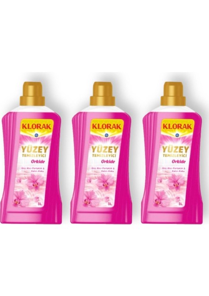 Yüzey Temizleyici Orkide 1000 ml 3 Adet