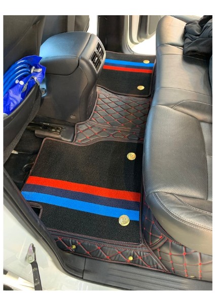 Nissan Navara 2017-2023 Arası Araca Özel 8d Çift Katmanlı Havuzlu Paspas Takımı modelleri