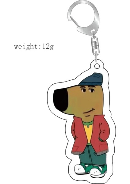 Yeni Sadece Bir Chill Guy Kız Meme Anahtarlıklar Aksesuarlar Çanta Anahtarlık Yüzük Takı Serin Köpek Tatil Arkadaşlar Anahtarlık Hediyeler (Yurt Dışından)