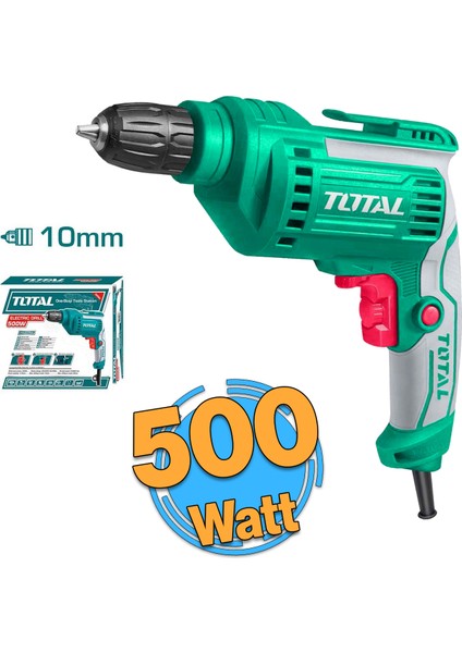 Darbesiz Matkap 500 W TD2051026-2 Metal Beton Ahşap Kömürlü Delme Kırıcı Delici