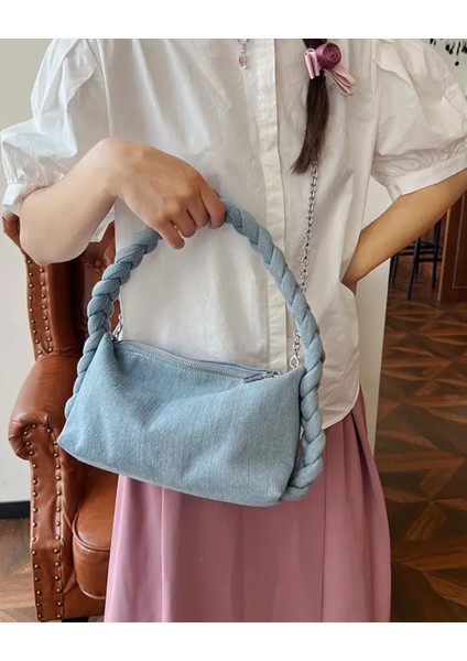 Kadın Moda Denim El Omuz Çanta fırsatları