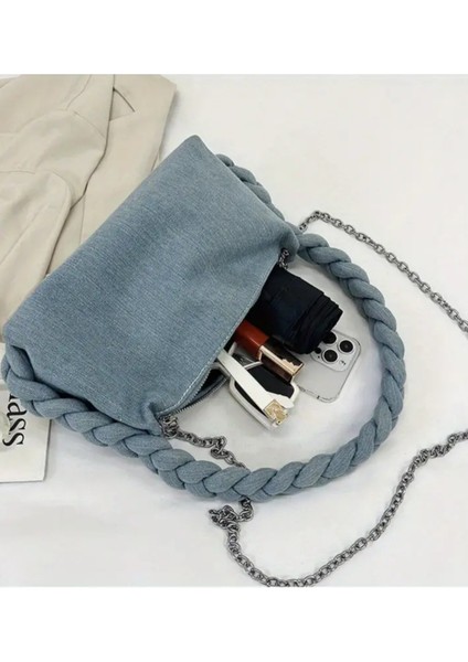 Kadın Moda Denim El Omuz Çanta indirimleri