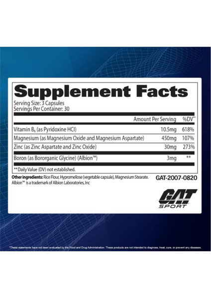 Essentials Zmag-T Zinc, Magnesium, B6 + Boron, 90 Veg Capsules.made In Usa fiyatları