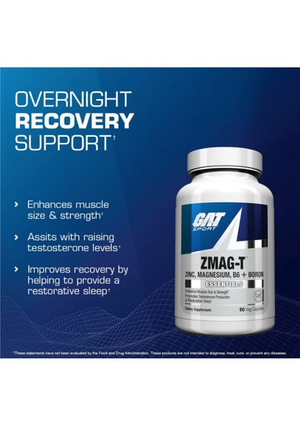 Essentials Zmag-T Zinc, Magnesium, B6 + Boron, 90 Veg Capsules.made In Usa fırsatları
