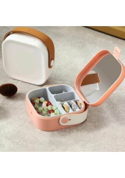 Aynalı Makyaj Kutusu Çanta Boy