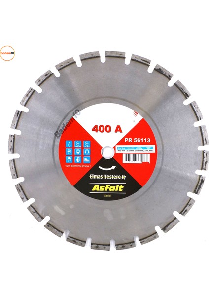 Asfalt Kesme Testeresi Elmas Testere Bıçağı Kesim Asfalt Beton 400 mm indirimleri
