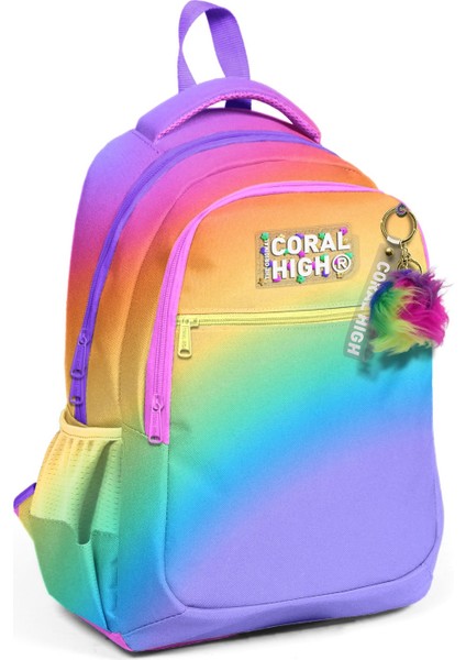 Kids Renk Geçişli Üç Bölmeli Okul Sırt Çantası 14425