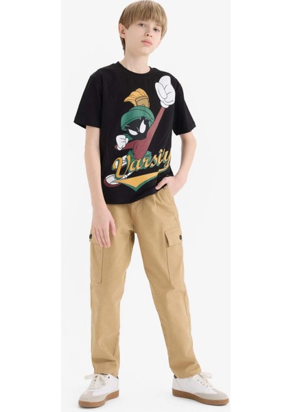 Erkek Çocuk Looney Tunes Bisiklet Yaka Kısa Kollu Tişört E3108A825SM modelleri