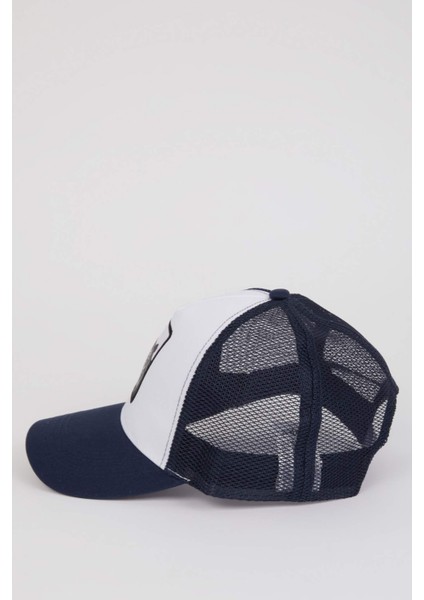 Erkek Etiket Baskılı Dokuma Beyzbol Basketbol Şapkası B7999AX25SM modelleri