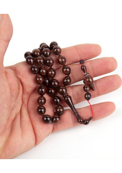 Katalin Çubuk Beyzi Kesim 8.5X10.5MM Tesbih - Çekoslovak- Ibrahim Atasever Usta Işi modelleri