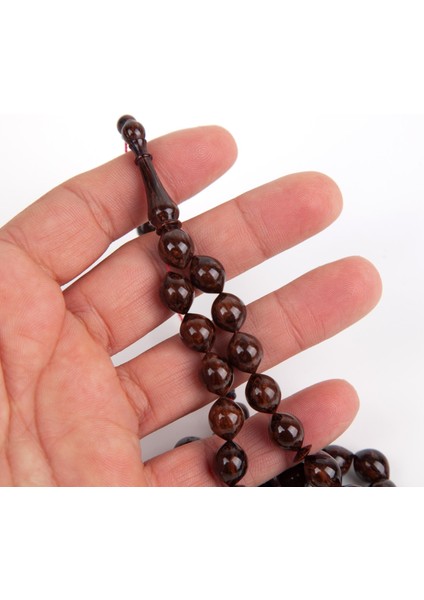 Katalin Çubuk Beyzi Kesim 8.5X10.5MM Tesbih - Çekoslovak- Ibrahim Atasever Usta Işi indirimleri