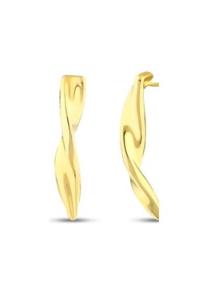 Tasarım Altın Küpe - 14K - 2.30GR