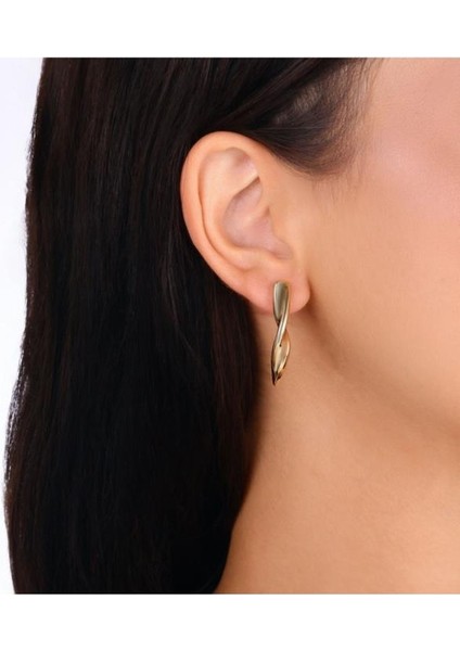 Tasarım Altın Küpe - 14K - 2.30GR