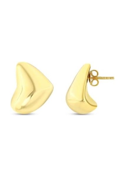 Tasarım Altın Küpe - 14K - 2.65GR