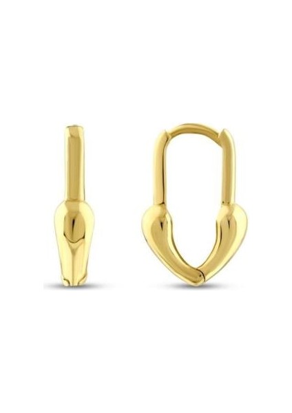 Tasarım Altın Küpe - 14K - 2.33GR
