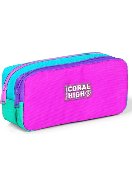 Kids Çok Renkli Iki Bölmeli Kalem Çantası 12117