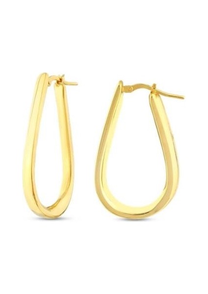 Tasarım Altın Küpe - 14K - 3.29GR
