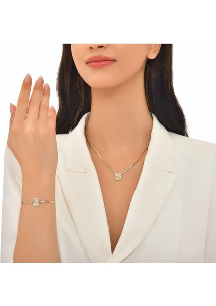 Baget Taşlı Altın Set - 14K - 3.92GR modelleri