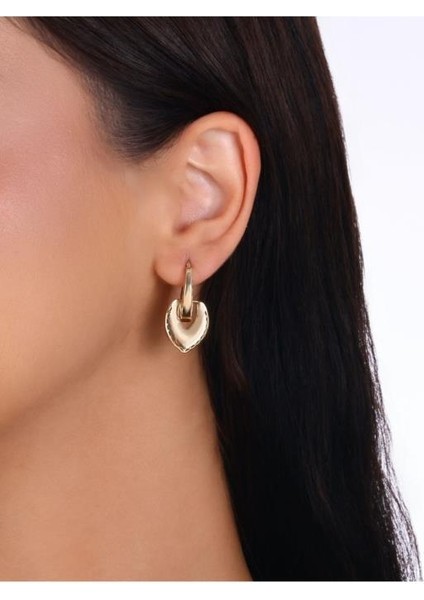 Tasarım Altın Küpe - 14K - 5.43GR