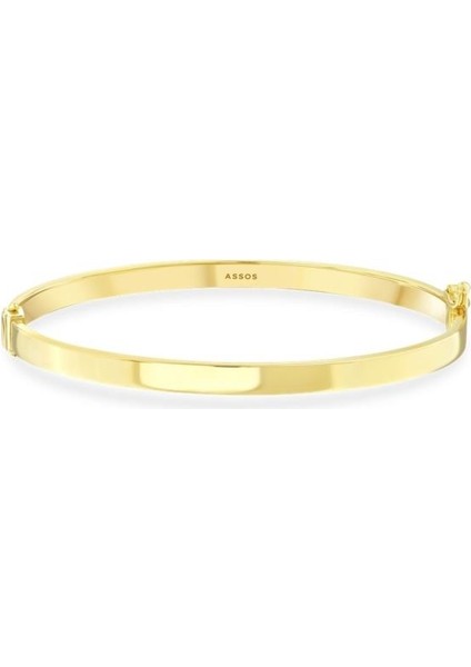 Altın Kelepçe Bilezik - 14K - 4.89GR