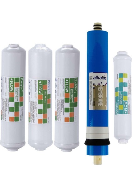 Purefer Su Arıtma Filtresi Alkalix Membranlı Usa