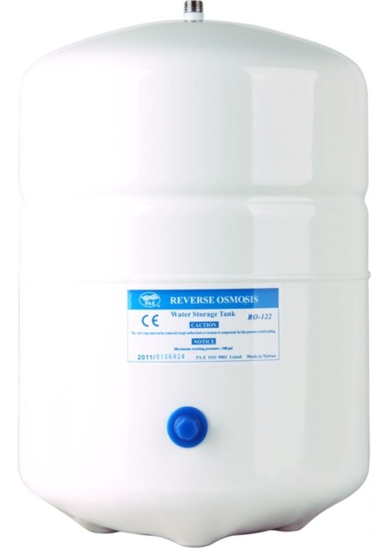 Su Arıtma Cihazı 2.2 Galon Metal Tank Nsf Sertifikalı