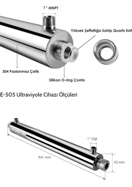 E-505 Ultraviyole Cihazı