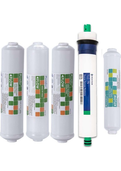 Purefer Su Arıtma Filtresi 5 Aşamalı Pentair Membranlı Usa Set