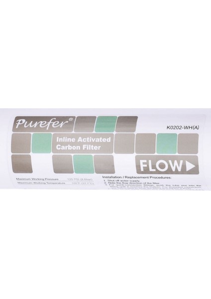 Su Arıtma Purefer 10 Inc Plus Tatlandıcı Nsf Sertifikalı