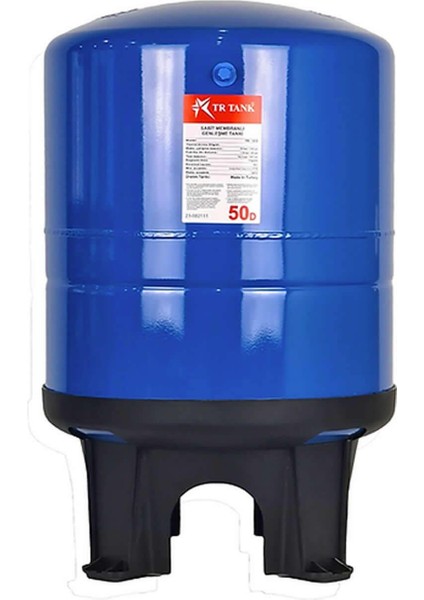 Hidrofor Genleşme Tankı 50 Litre Dikey Ayaklı Nsf Membranlı