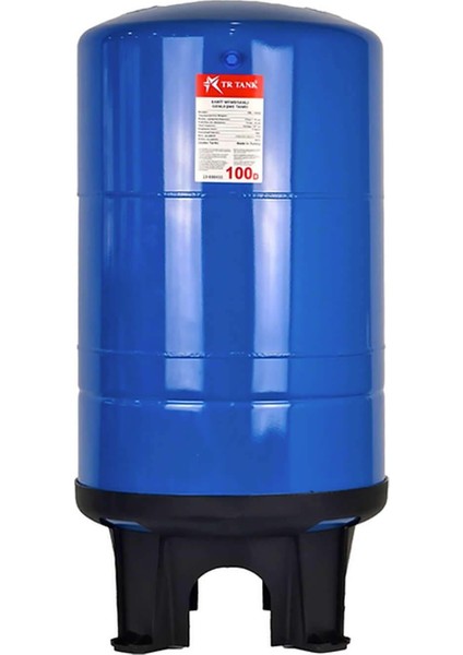 Hidrofor Genleşme Tankı 100 Litre Dikey Ayaklı Nsf Membranlı