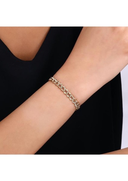 Altın Zincir Bileklik - 14K - 3.31GR