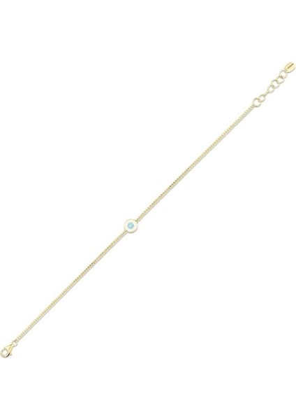 Çiçek Figürlü Altın Bileklik - 14K - 2.97GR
