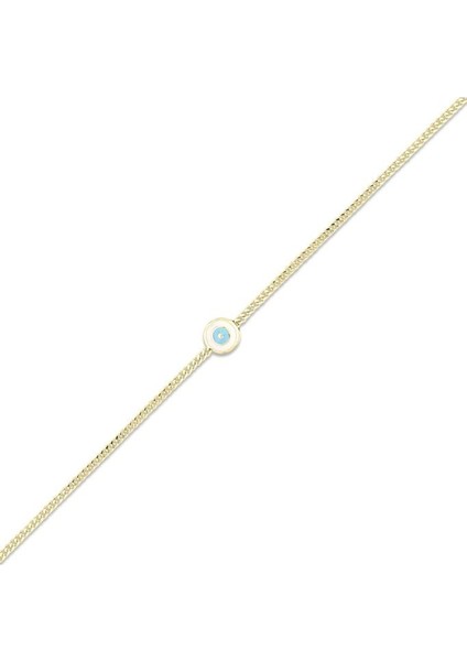 Çiçek Figürlü Altın Bileklik - 14K - 2.97GR