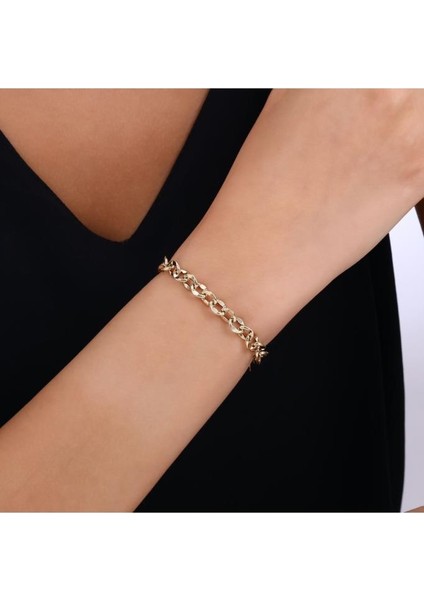 Altın Zincir Bileklik - 14K - 3.46GR