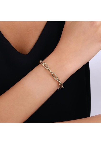 Altın Zincir Bileklik - 14K - 5.02GR