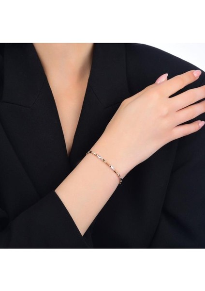 Dorika Toplu Altın Bileklik - 14K - 3.90GR