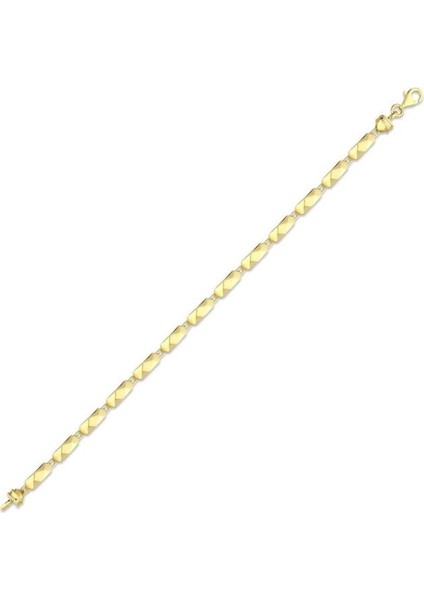 Tasarım Altın Bileklik - 14K - 6.43GR