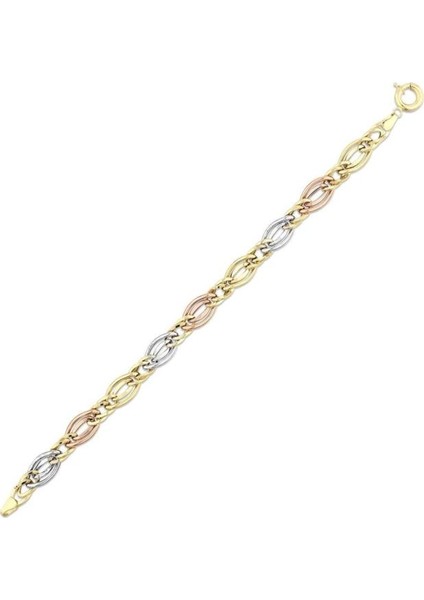 Altın Zincir Bileklik - 14K - 6.40GR