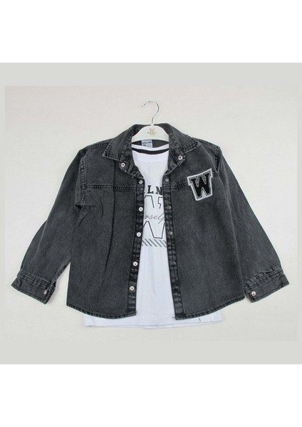 Wikilandjeans 8-12 Yaş W Armalı 2li Kot Gömlek 124934355
