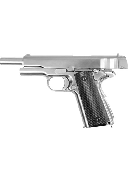 We Colt 1911 Sılver Klasik Siyah Kabza Airsoft Tabanca modelleri