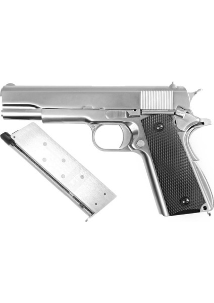 We Colt 1911 Sılver Klasik Siyah Kabza Airsoft Tabanca indirimleri