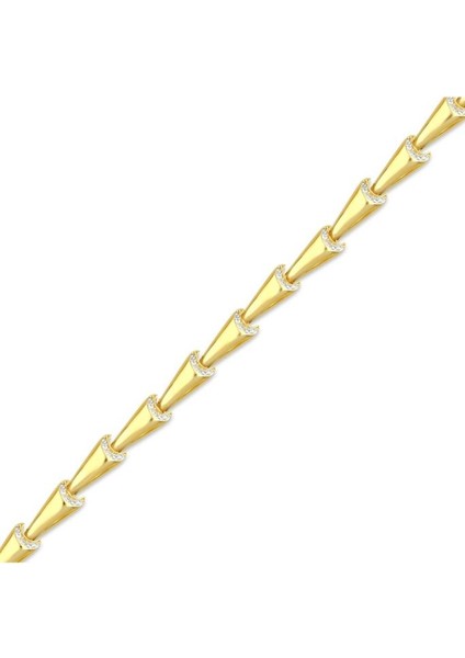 Tasarım Altın Bileklik - 14K - 9.37GR
