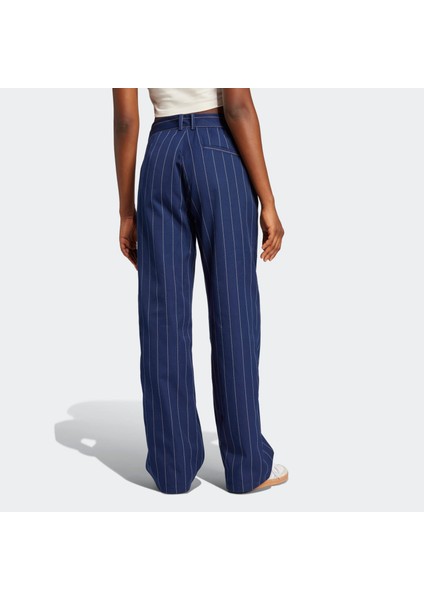 Pinstripe Kadın Lacivert Jean Pantolon (JJ3482) fiyatları