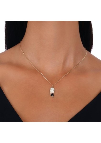 Tasarım Altın Kolye - 14K - 1.97GR