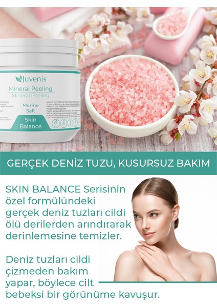 Deniz Tuzu İçeren Arındırıcı Peeling Ölü Derileri Temizleyen Skin Balance Serisi Mineral Peeling fiyatları