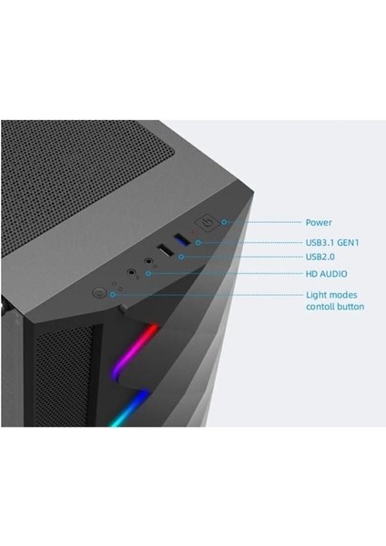 Xcellerator XC406 V2 Core I5 13400F-32GB Ram-1tb Nvme-8gb RTX4060-W11H Gamıng Pc
