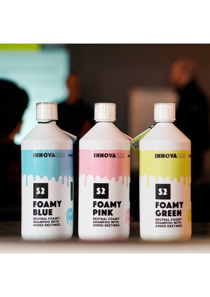 Fraber Innovacar S2 Foamy Yeşil Renkli Ph-Nötr Şampuan 1 Lt