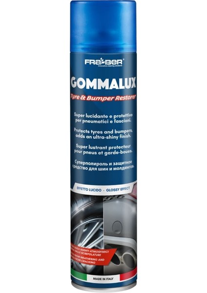 Gommalux Uzun Süreli Lastik Parlatıcı ve Koruyucu Sprey - 600 ml
